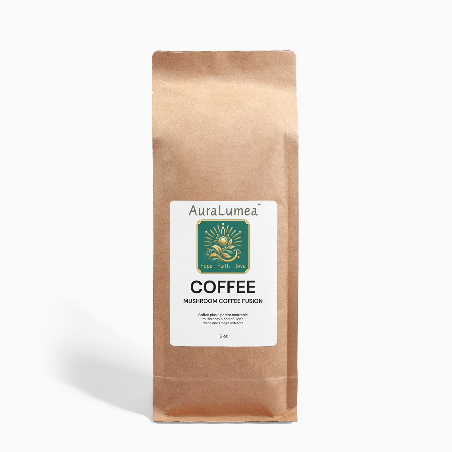 Mushroom Coffee Fusion - Lion’s Mane & Chaga 16oz